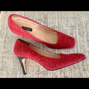 Kate Spade Heels - Classic Multi Wool Tweed Heels